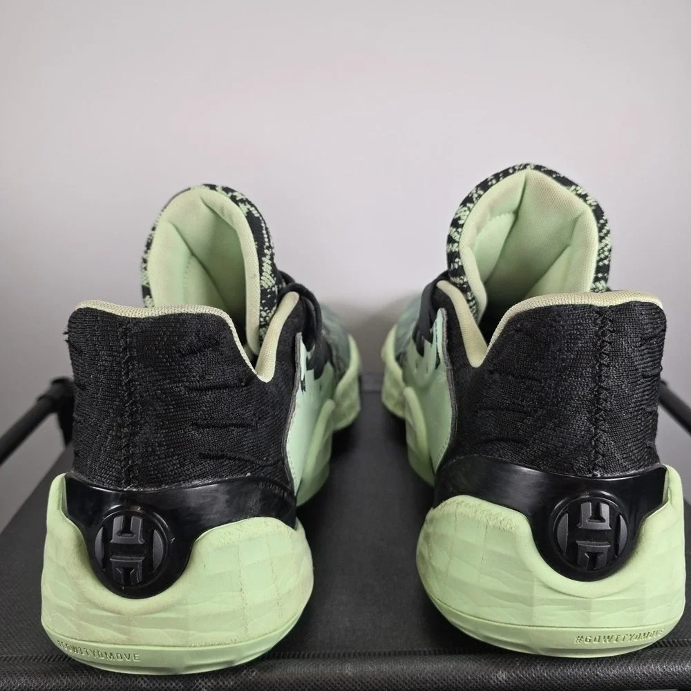 Size 13 - adidas Harden Vol.‎ 4 Glow Green Basketball Street Comfort Ball